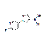1-(6-Fluoro-3-pyridyl)pyrazole-4-boronic Acid