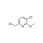3-Chloro-6-(chloromethyl)-2-methoxypyridine