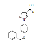 1-[4-(Benzyloxy)phenyl]-1H-pyrazole-4-carboxylic Acid