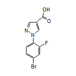 1-(4-Bromo-2-fluorophenyl)-1H-pyrazole-4-carboxylic Acid
