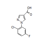 1-(2-Chloro-5-fluorophenyl)-1H-pyrazole-4-carboxylic Acid
