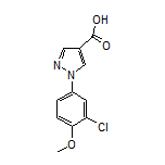 1-(3-Chloro-4-methoxyphenyl)-1H-pyrazole-4-carboxylic Acid