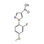 1-(2-Fluoro-4-methoxyphenyl)-1H-pyrazole-4-carboxylic Acid