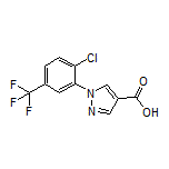 1-[2-Chloro-5-(trifluoromethyl)phenyl]-1H-pyrazole-4-carboxylic Acid
