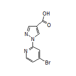 1-(4-Bromopyridin-2-yl)-1H-pyrazole-4-carboxylic Acid