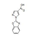 1-(Benzo[d]oxazol-2-yl)-1H-pyrazole-4-carboxylic Acid