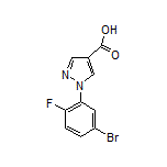 1-(5-Bromo-2-fluorophenyl)-1H-pyrazole-4-carboxylic Acid