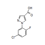 1-(5-Chloro-2-fluorophenyl)-1H-pyrazole-4-carboxylic Acid