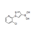 1-(3-Chloropyridin-2-yl)pyrazole-4-boronic Acid