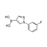 1-(3-Fluorophenyl)pyrazole-4-boronic Acid