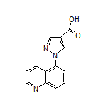 1-(Quinolin-5-yl)-1H-pyrazole-4-carboxylic Acid