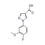 1-(4-Fluoro-3-methoxyphenyl)-1H-pyrazole-4-carboxylic Acid