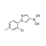1-(2-Chloro-4-methylphenyl)pyrazole-4-boronic Acid