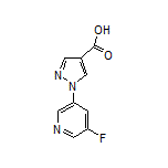 1-(5-Fluoropyridin-3-yl)-1H-pyrazole-4-carboxylic Acid