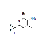 2-Bromo-4-methyl-6-(trifluoromethyl)pyridin-3-amine