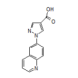 1-(Quinolin-6-yl)-1H-pyrazole-4-carboxylic Acid