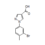 1-(3-Bromo-4-methylphenyl)-1H-pyrazole-4-carboxylic Acid