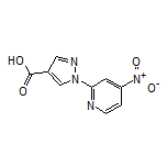 1-(4-Nitropyridin-2-yl)-1H-pyrazole-4-carboxylic Acid