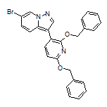 3-[2,6-Bis(benzyloxy)pyridin-3-yl]-6-bromopyrazolo[1,5-a]pyridine