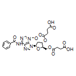 N-Benzoyl-3’,5’-bis-O-(3-carboxypropanoyl)-2’-O-methyladenosine