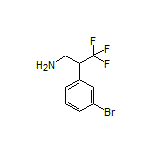 2-(3-Bromophenyl)-3,3,3-trifluoro-1-propanamine