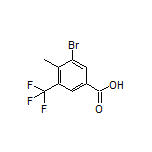 3-Bromo-4-methyl-5-(trifluoromethyl)benzoic Acid