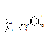 1-(3-Chloro-4-fluorophenyl)pyrazole-4-boronic Acid Pinacol Ester