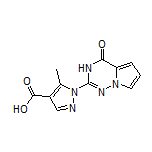 5-Methyl-1-(4-oxo-3,4-dihydropyrrolo[2,1-f][1,2,4]triazin-2-yl)-1H-pyrazole-4-carboxylic Acid