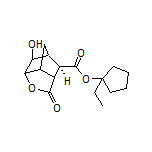 1-Ethylcyclopentyl (7R)-6-Hydroxy-2-oxohexahydro-2H-3,5-methanocyclopenta[b]furan-7-carboxylate