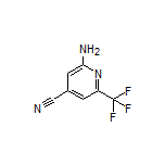 2-Amino-6-(trifluoromethyl)isonicotinonitrile