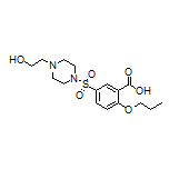 5-[[4-(2-Hydroxyethyl)piperazin-1-yl]sulfonyl]-2-propoxybenzoic Acid