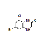 6-Bromo-8-chloro-3,4-dihydroquinoxalin-2(1H)-one