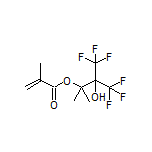 4,4,4-Trifluoro-3-hydroxy-2-methyl-3-(trifluoromethyl)butan-2-yl Methacrylate