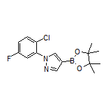 1-(2-Chloro-5-fluorophenyl)pyrazole-4-boronic Acid Pinacol Ester