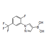 1-[2-Fluoro-5-(trifluoromethyl)phenyl]pyrazole-4-boronic Acid