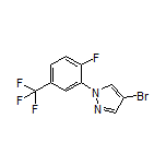 4-Bromo-1-[2-fluoro-5-(trifluoromethyl)phenyl]pyrazole