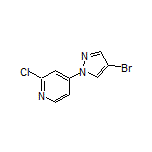 4-(4-Bromo-1-pyrazolyl)-2-chloropyridine