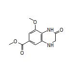 Methyl 8-Methoxy-2-oxo-1,2,3,4-tetrahydroquinoxaline-6-carboxylate