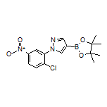 1-(2-Chloro-5-nitrophenyl)pyrazole-4-boronic Acid Pinacol Ester