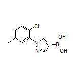 1-(2-Chloro-5-methylphenyl)pyrazole-4-boronic Acid