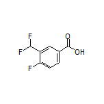3-(Difluoromethyl)-4-fluorobenzoic Acid