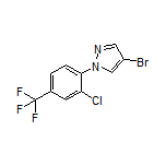 4-Bromo-1-[2-chloro-4-(trifluoromethyl)phenyl]pyrazole