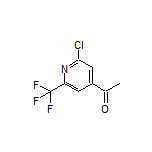1-[2-Chloro-6-(trifluoromethyl)pyridin-4-yl]ethanone