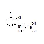 1-(2-Chloro-3-fluorophenyl)pyrazole-4-boronic Acid