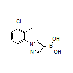 1-(3-Chloro-2-methylphenyl)pyrazole-4-boronic Acid