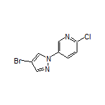 5-(4-Bromo-1-pyrazolyl)-2-chloropyridine