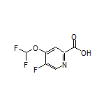 4-(Difluoromethoxy)-5-fluoropicolinic Acid