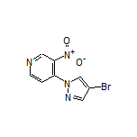 4-(4-Bromo-1-pyrazolyl)-3-nitropyridine