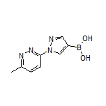 1-(6-Methyl-3-pyridazinyl)pyrazole-4-boronic Acid