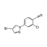 4-(4-Bromo-1-pyrazolyl)-2-chlorobenzonitrile